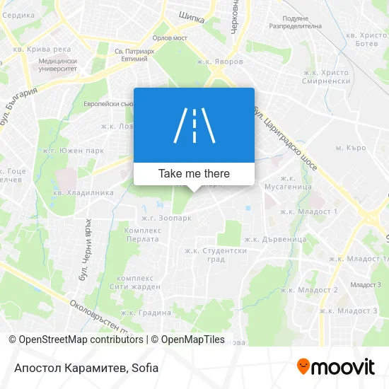 Карта Апостол Карамитев