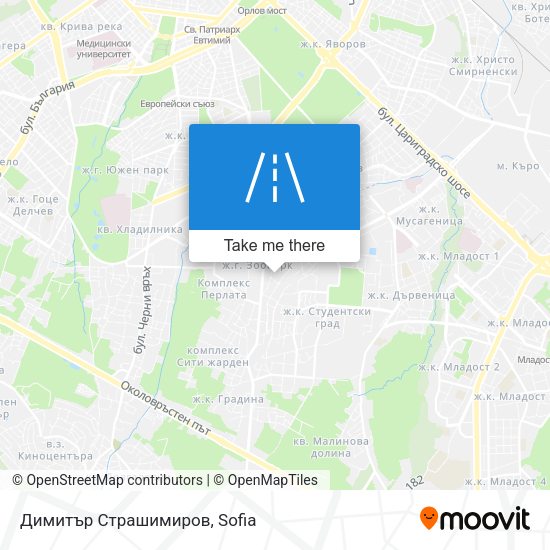 Карта Димитър Страшимиров