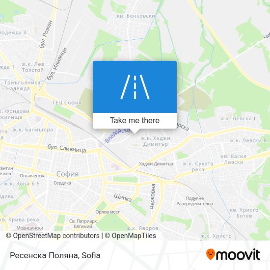 Ресенска Поляна map