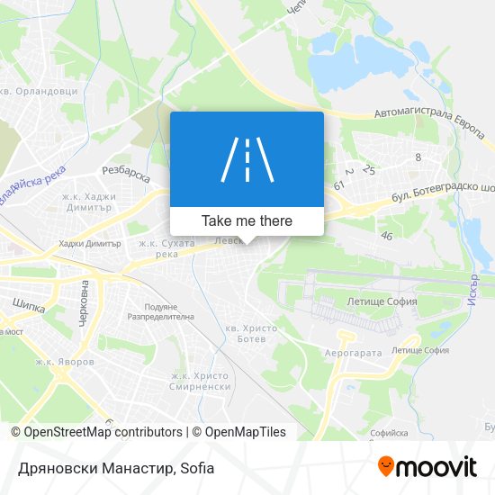 Дряновски Манастир map