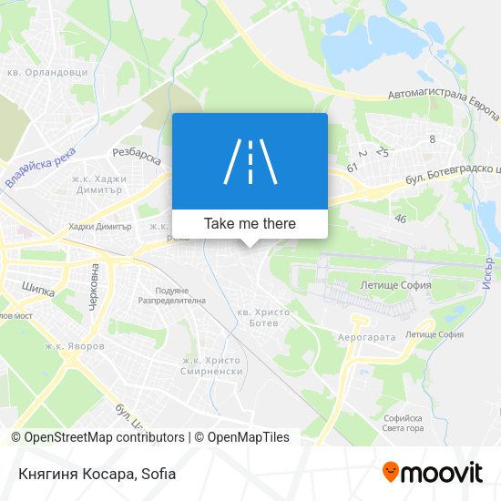 Княгиня Косара map