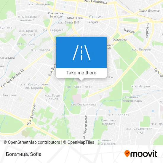 Карта Богатица