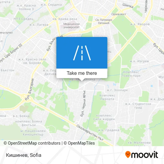 Карта Кишинев