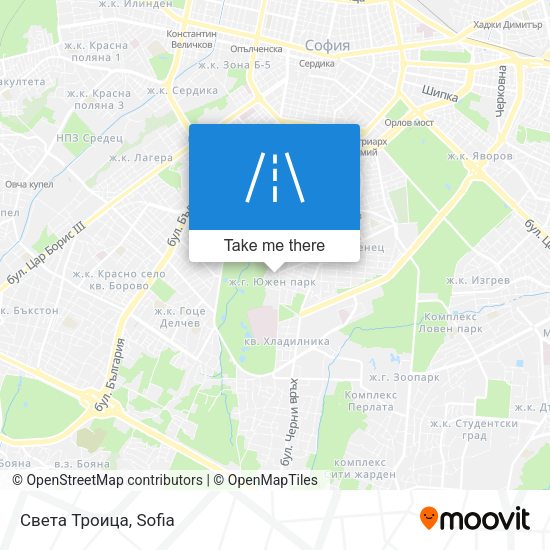 Света Троица map