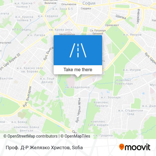 Проф. Д-Р Желязко Христов map