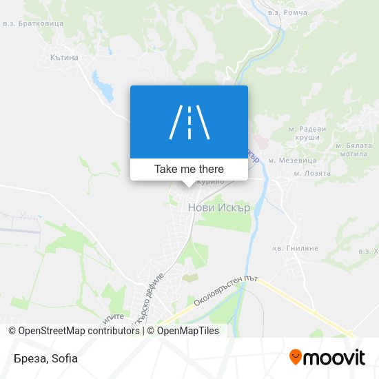 Бреза map