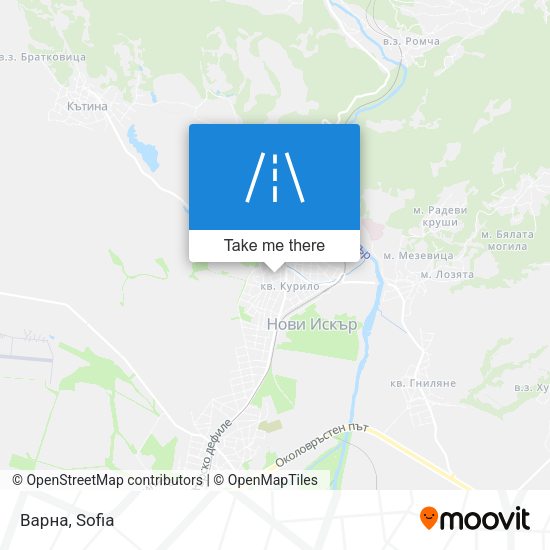 Варна map