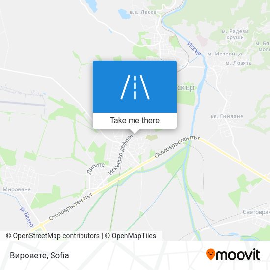 Карта Вировете