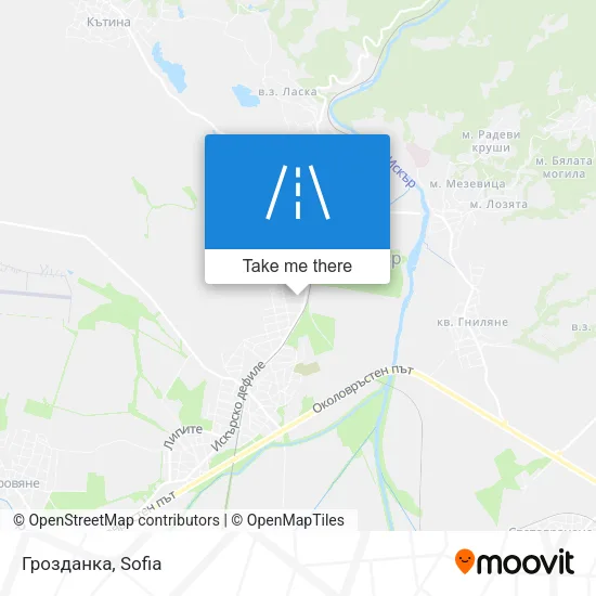 Грозданка map