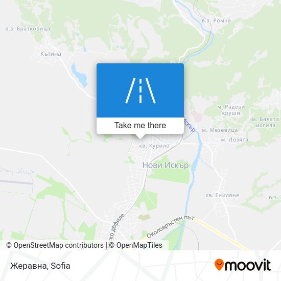 Жеравна map