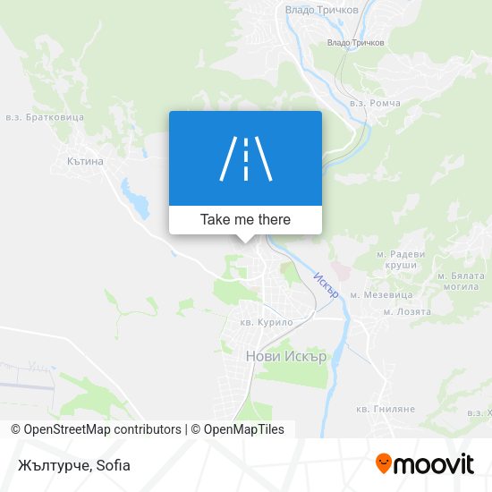Карта Жълтурче