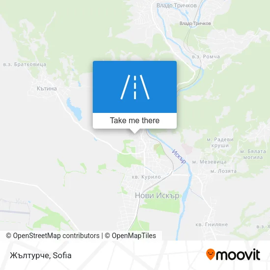 Карта Жълтурче