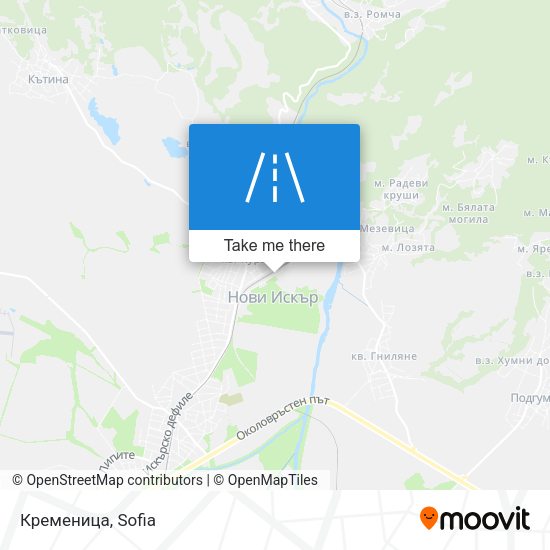 Карта Кременица