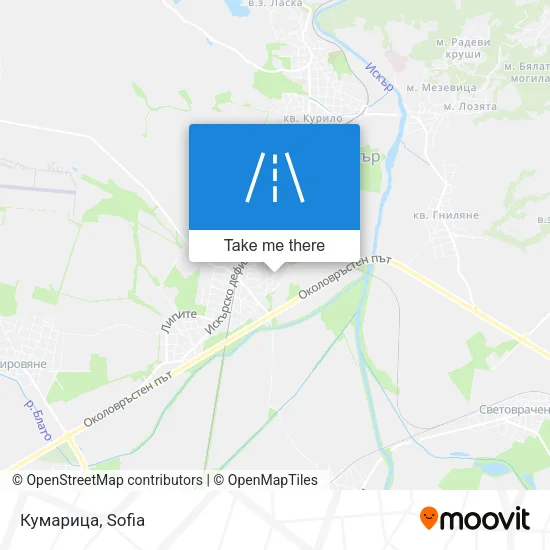 Кумарица map