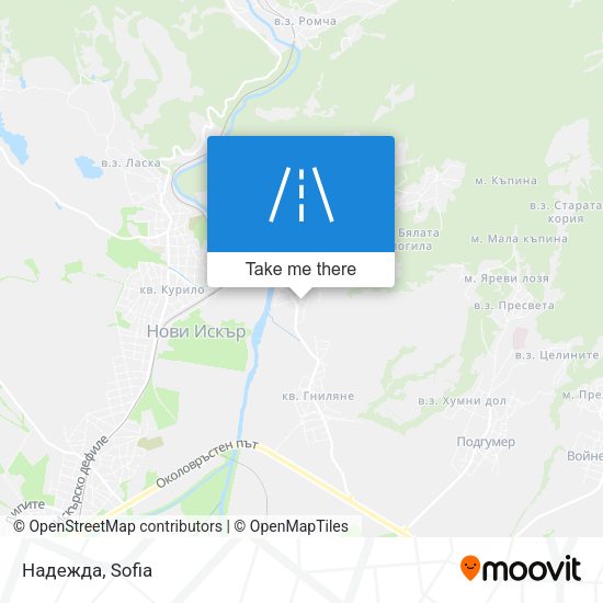 Надежда map