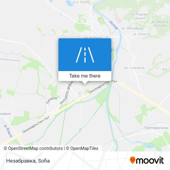Незабравка map