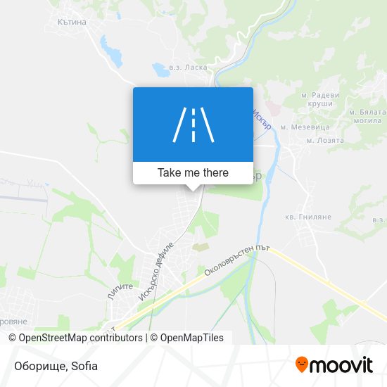 Карта Оборище