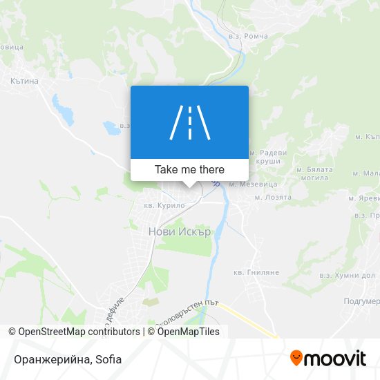 Карта Оранжерийна