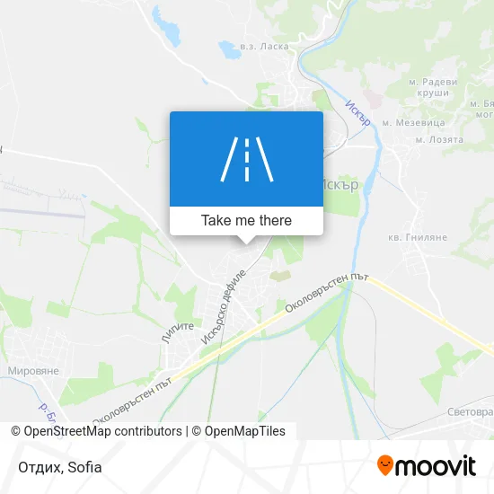 Карта Отдих