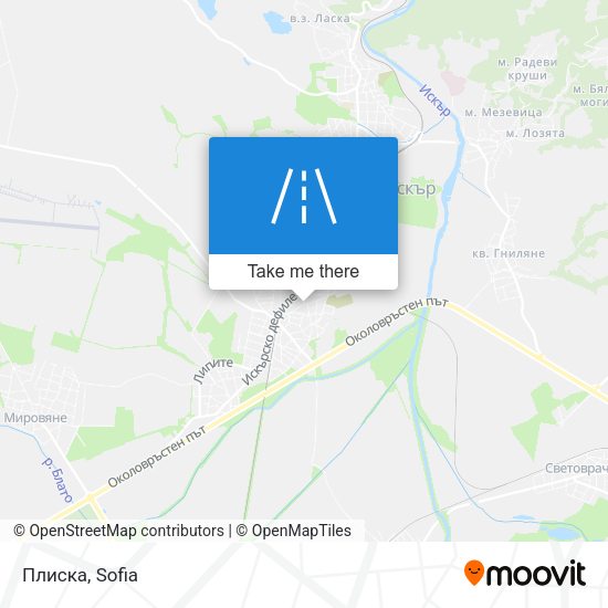 Плиска map