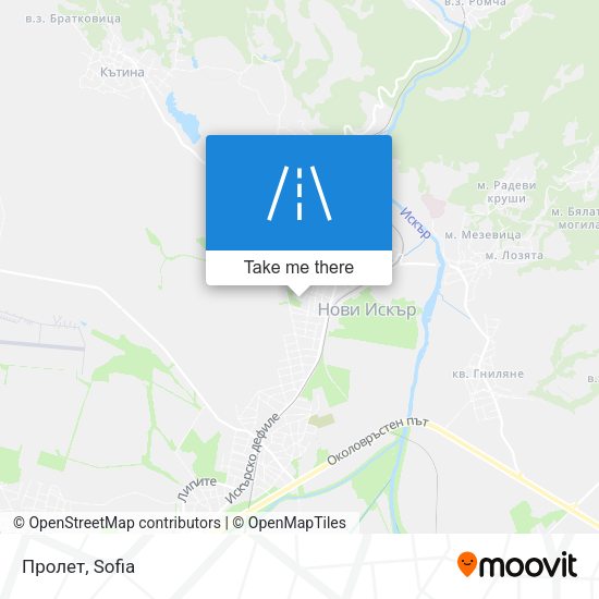 Карта Пролет