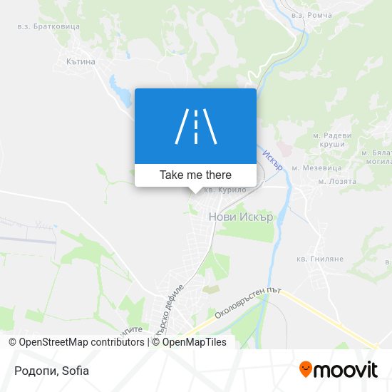 Карта Родопи