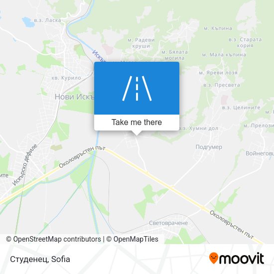 Студенец map
