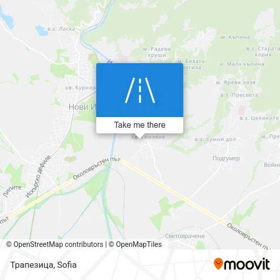 Карта Трапезица