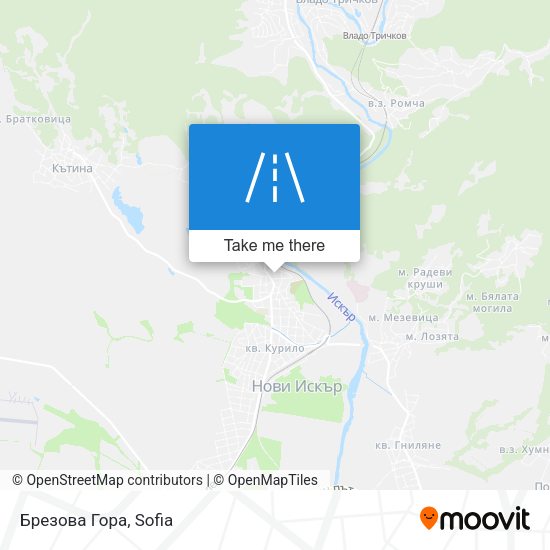 Брезова Гора map