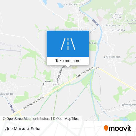 Две Могили map