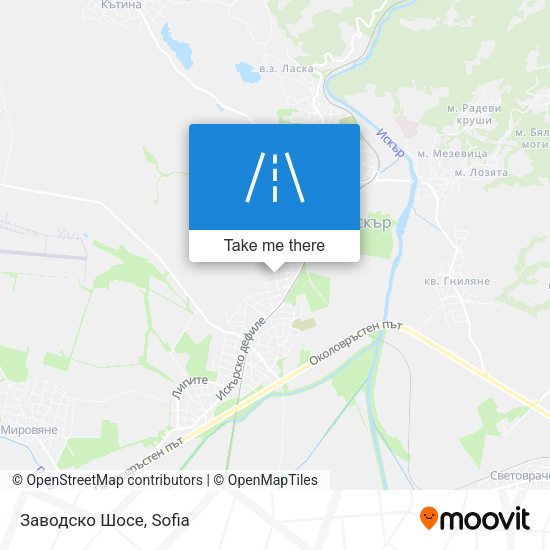 Заводско Шосе map