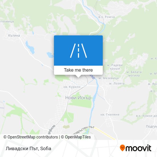 Ливадски Път map