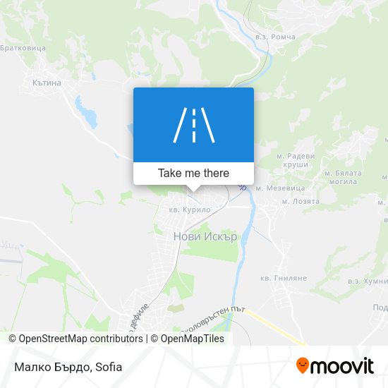 Малко Бърдо map