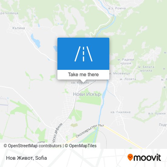 Нов Живот map