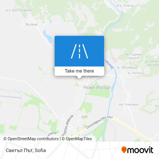 Светъл Път map