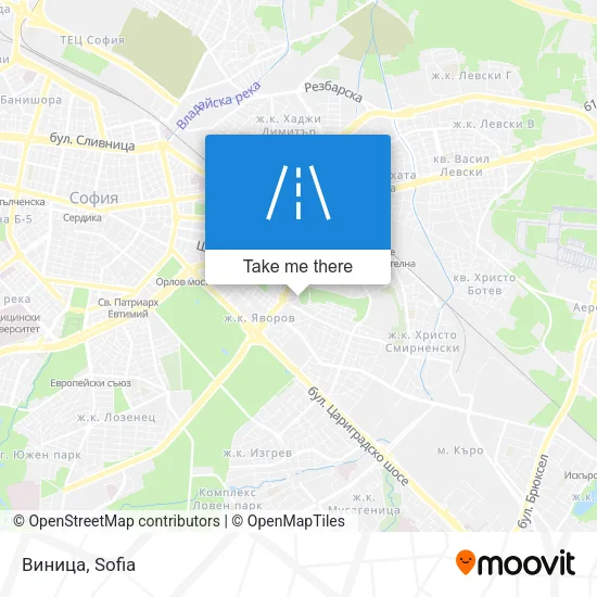Виница map