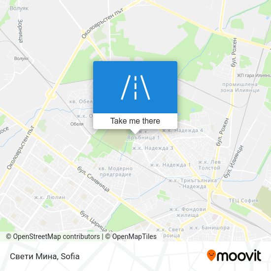Свети Мина map