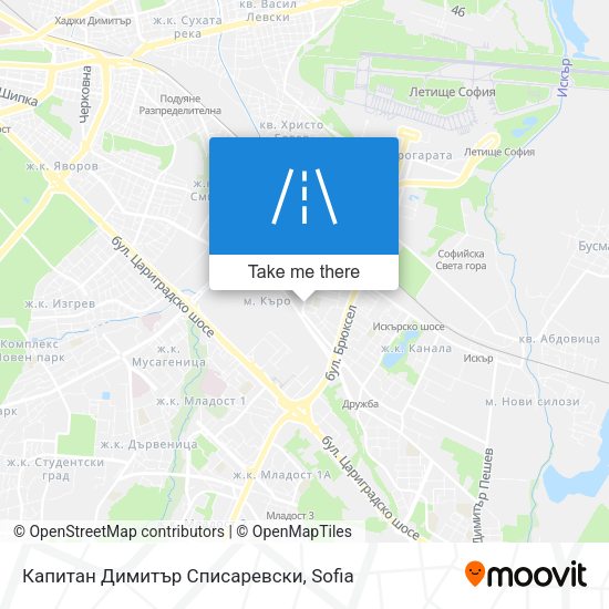 Капитан Димитър Списаревски map