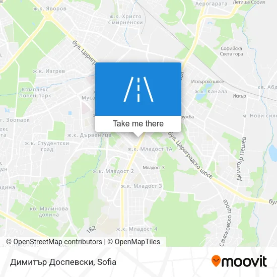 Карта Димитър Доспевски