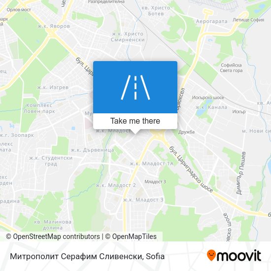 Карта Митрополит Серафим Сливенски