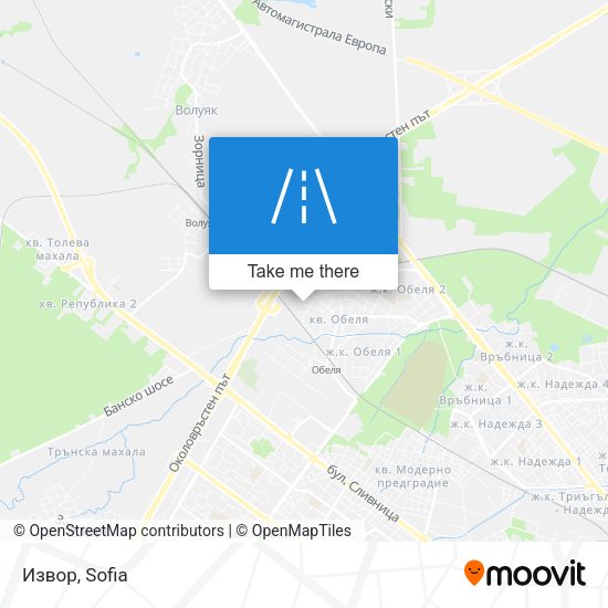 Извор map