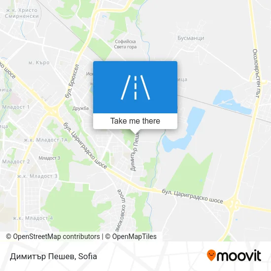 Карта Димитър Пешев