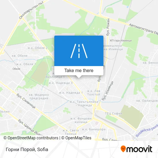 Карта Горни Порой