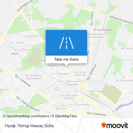 Проф. Петър Ников map