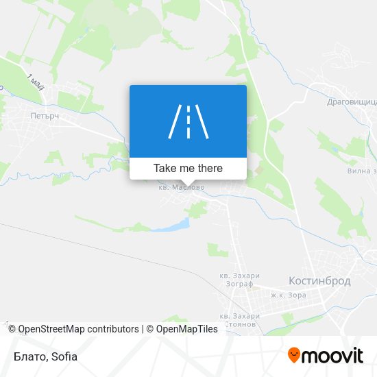 Карта Блато