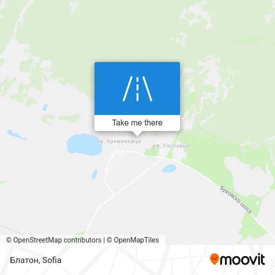 Карта Блатон