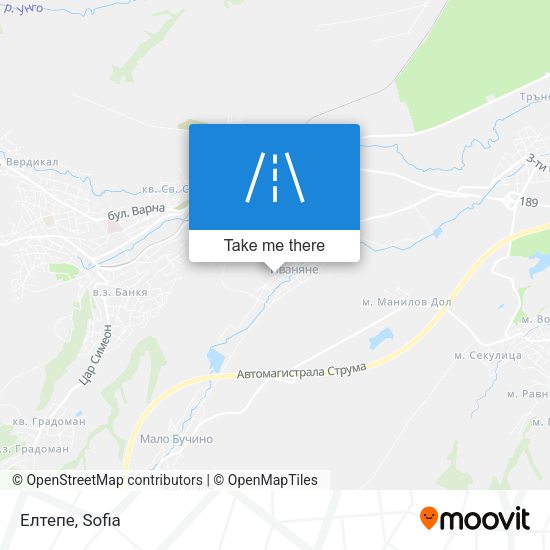 Елтепе map