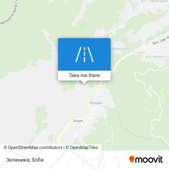 Зеленика map