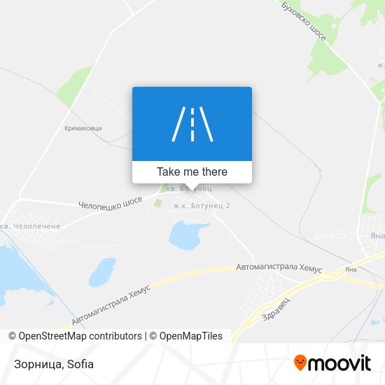 Зорница map