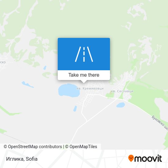 Иглика map